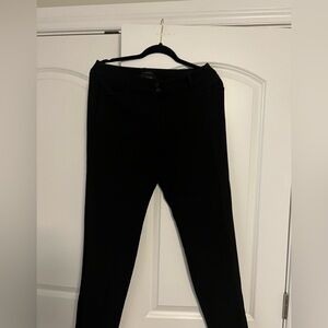 Talbots Hampshire Classic Black Buttoned Pants